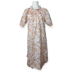 J. Crew Nap Dress Light Pink Floral Cottagecore Size XS